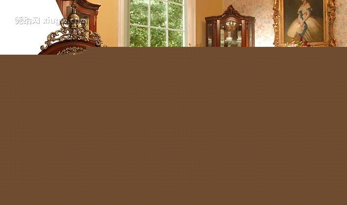 BRESH牌古典实木挂钟，双色单面静音挂钟，采用新西兰进口松木材质