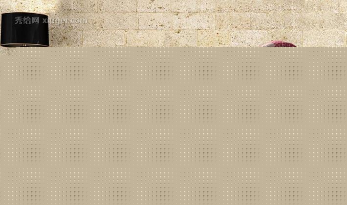 时宝G008L形贵妃椅，简约现代单人贵妃椅，碎花红绒布贵妃椅