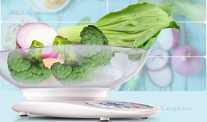 凯丰啊白色长方形厨房秤，家用烘焙食物防水迷你秤，型号：KFS-C1