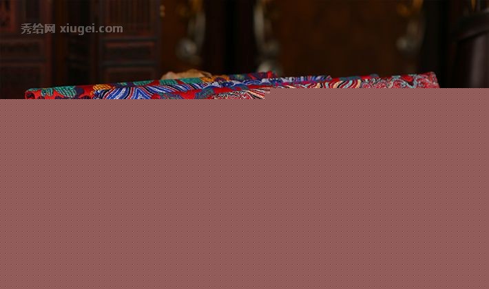 菲寻中式织锦布艺红包，婚庆布艺刺绣红包袋，F116红色创意结婚红包