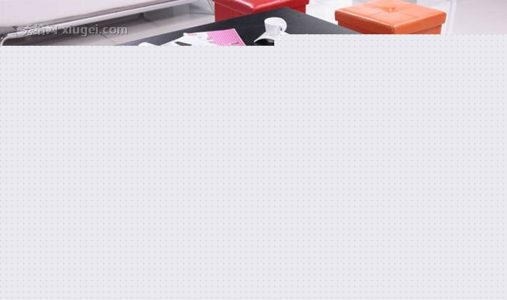 心居家品彩色储物换鞋凳，可折叠方形皮质沙发凳，型号: feelsofa M100