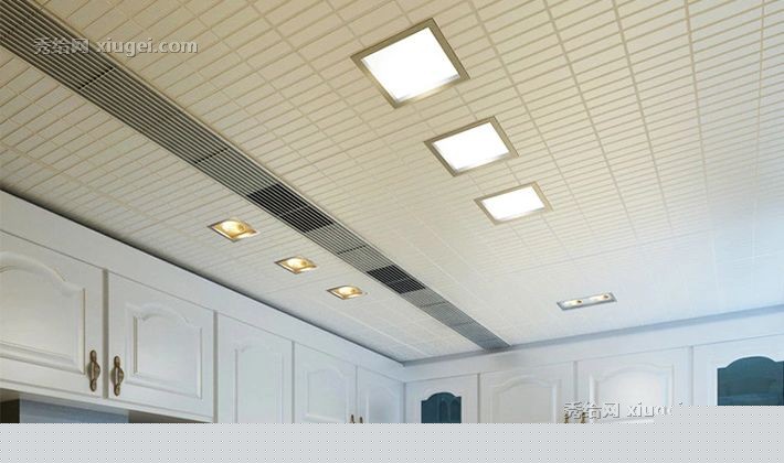 nVc/雷士现代厨房集成吊顶，航空铝节能平板灯，型号: NJS60Z-3