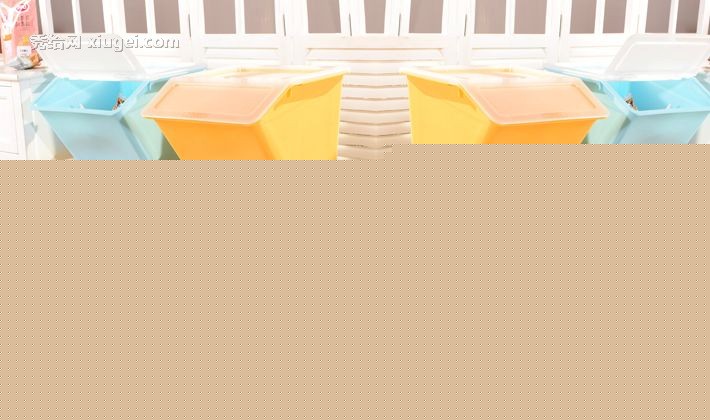 百露BL0707环保儿童玩具收纳箱，多彩多功能塑料储物柜