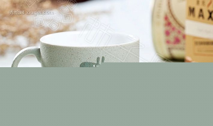 柿子原创可爱清新百搭马克杯，TCB158系列健康手工卡通陶瓷杯