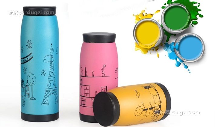 永一品牌不锈钢卡通大肚保温杯，创意儿童杯子系列，便携式彩色杯子