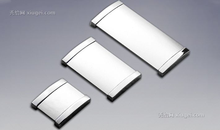 固特明装暗拉手，现代太空铝拉手，型号3213亮铬抽屉把手