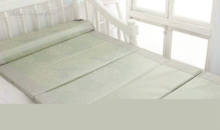 特力和乐绿韵冰丝床席，HH123667可折叠式席子，87*190 CM凉席