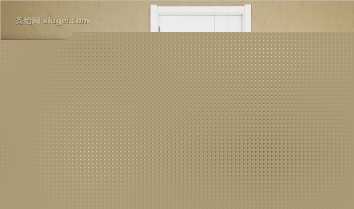 欧派实木室内套门，烤漆工艺制作卧室门，现代风格设计简约时尚