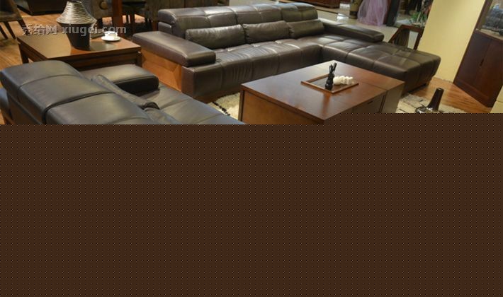 慧宜后现代华美设计沙发，水曲柳实木沙发组合，意大利进口头层牛皮制作