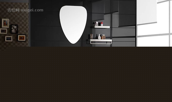 左域个性定制不锈钢悬挂式浴室柜，E0级环保人造石台面现代卫浴柜，型号JY-8007