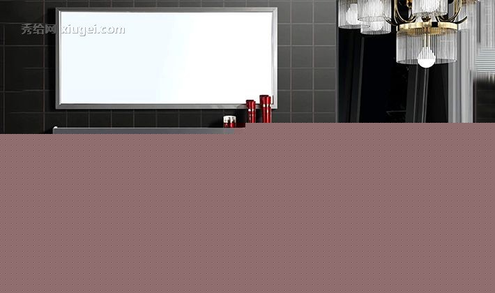 卓卫304不锈钢台盆浴室柜组合，现代简约整体悬挂式台盆，货号zw8015