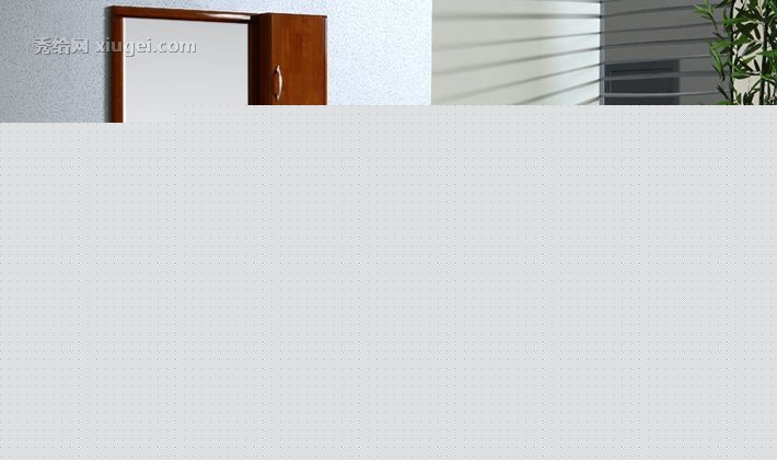 OOVAN原梵中式仿古悬挂式栗子色浴室柜，Y5110型橡胶木浴室柜