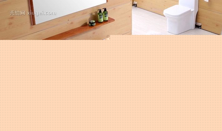 菲斯朗格北欧宜家风实木浴室柜，E0级环保台盆，VP-F804品牌打造18年