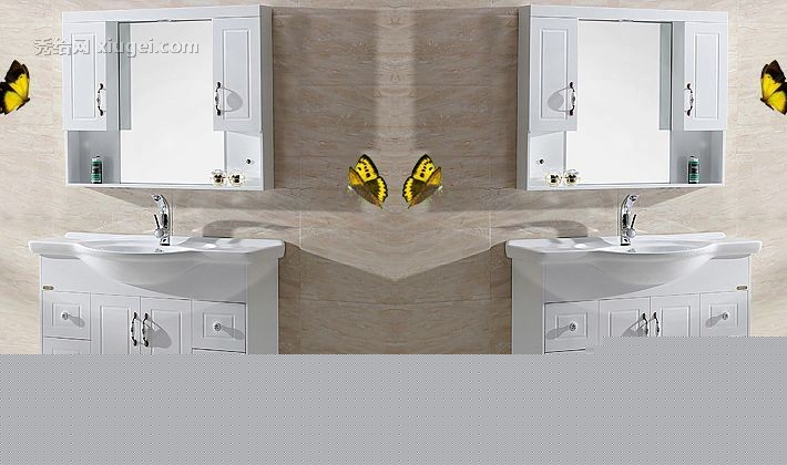 Mlat/美伦艾特纯实木整体浴室柜，落地组合式储物浴室柜，系列: 2030