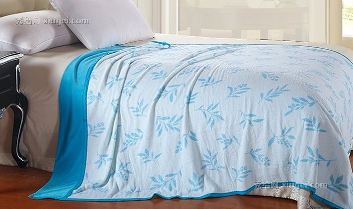 奈士迪竹纤维毯子，现代简约环保清凉毛巾被，爽滑亲肤午休毯，货号: P01D049