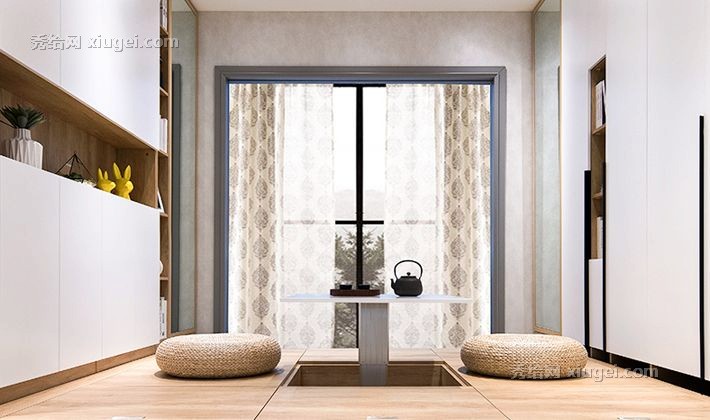 KD/凯蒂小面积可定制储物间，榻榻米多功能茶室，儿童休闲次卧室