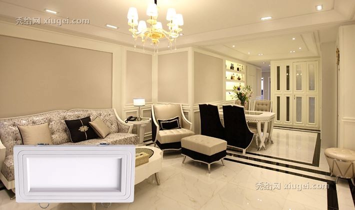 欧翰12W大功率长方形客厅筒灯，进口高亮LED贴片灯珠，象牙白阳极氧化面环永不褪色