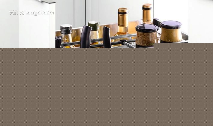 悍高潘多拉系列不锈钢碗篮，超强实用功能厨房调味拉篮，型号306004