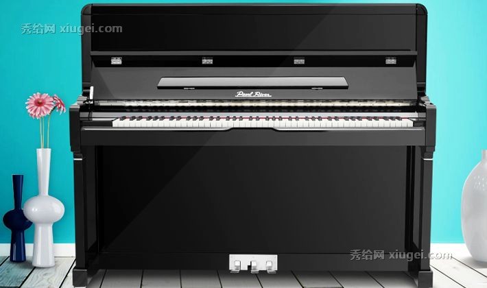 珠江德国工艺立式钢琴，c3系列鱼鳞松乐器，88键专业级钢琴