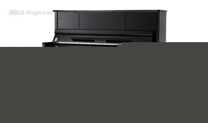 海伦黑色立式演奏钢琴，鱼鳞松木88键初学者教学琴，型号：HU121C-A