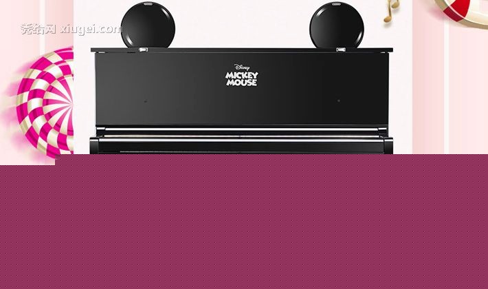 海伦黑白款迪士尼系列钢琴，鱼鳞松烤漆88全键儿童练习琴，型号：DH2F