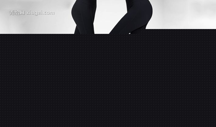 青鸟黑色女款瑜伽裤，亲肤棉纶吸湿排汗束腿裤，型号：QNS502-A