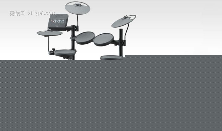 雅马哈黑色立式电子鼓，32复音多功能派对鼓，型号：DTX400K