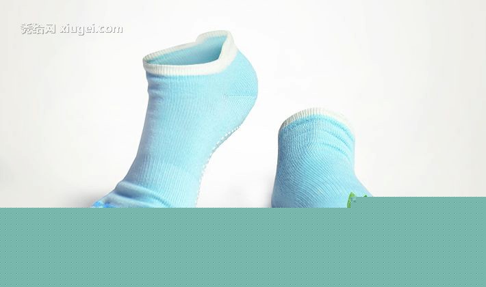 奥义彩色颗粒防滑瑜伽袜子，全涤一体成型吸汗运动袜子，型号：yjw1