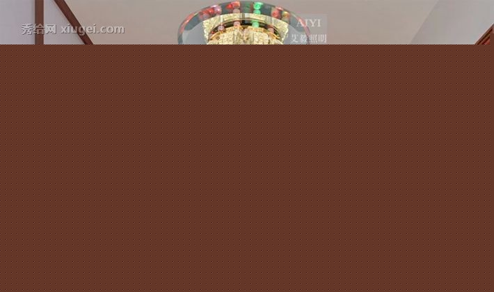 艾毅照明品牌LED客厅水晶吸顶灯，现代简约的20瓦以下吸顶灯，型号1103