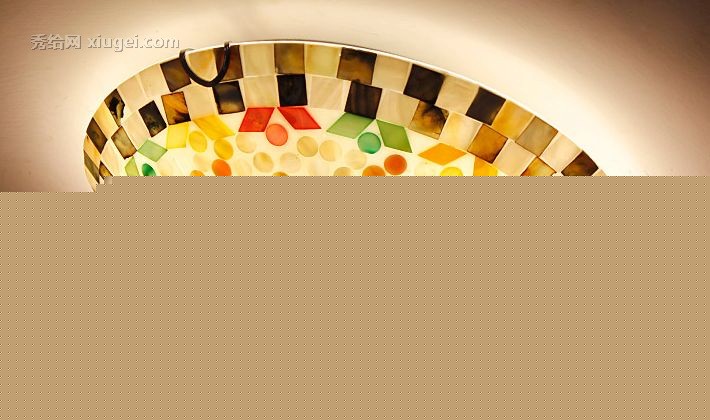 罗莎蒙德地中海吸顶灯，创意贝壳LED吸顶灯，型号彩贝