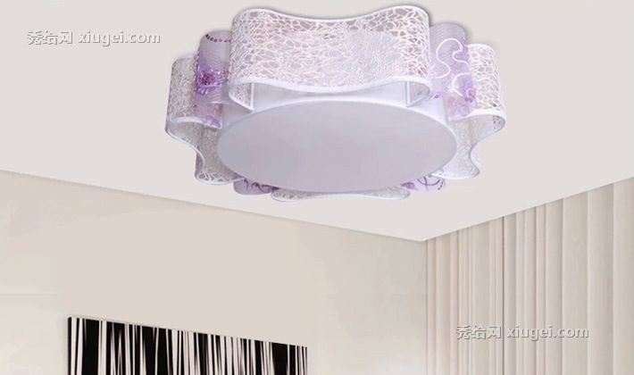 雷士照明金属花艺镂空吸顶灯，温雅田园风情节能吸顶灯，货号18494