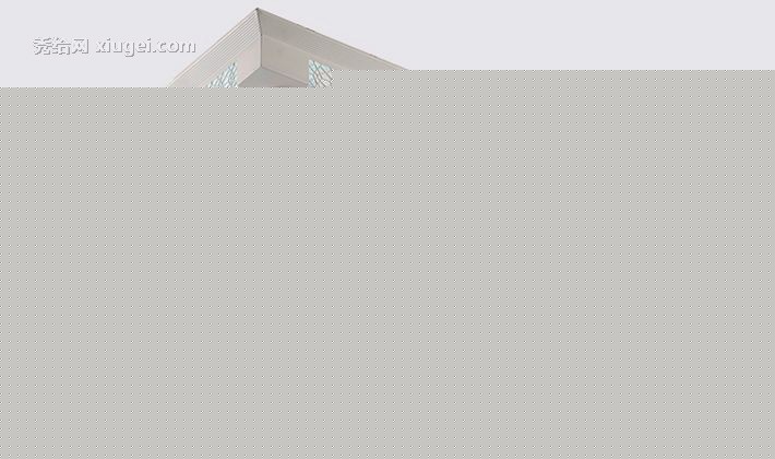 雷士照明LED吸顶灯，现代亚克力镀铬灯，卧室正方形吸顶灯EYX9003/A