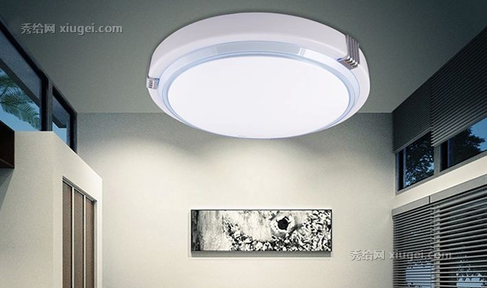 FSL/佛山照明雅月蓝吸顶灯，亚克力LED节能灯，型号: 大家系列二代吸顶灯