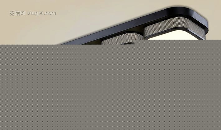 嘉饰邦正方形亚克力灯罩吸顶灯，镂空雕花LED客厅灯，型号: A100-x