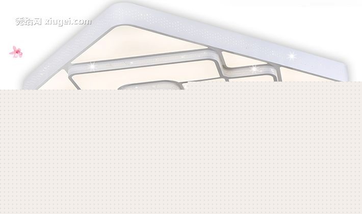 光宇照明LED客厅灯饰，镂空雕花方形吸顶灯，1502几何智能灯具