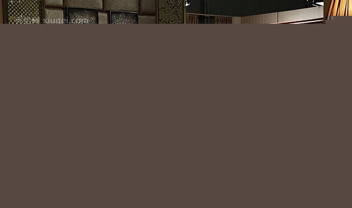 艾尚蜗柚木色推拉门古典衣柜，橡木雕花储物柜，型号：ASY-806