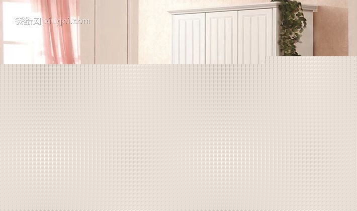 浪漫坊HS301-YG韩式平开门式衣柜，组装三门衣柜，实木优质衣橱