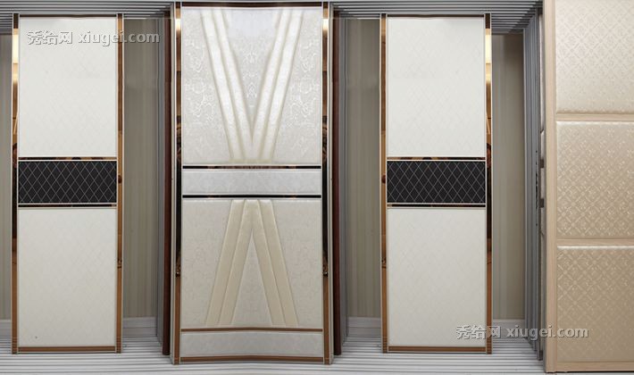 佰丽爱家推开门式板式衣柜，多款式高分子时尚立柜，型号: A88