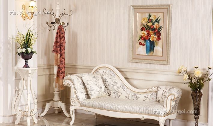 松堡皇子描香槟银雕刻实木衣架，YM1系列欧式黄铜象牙白衣帽架