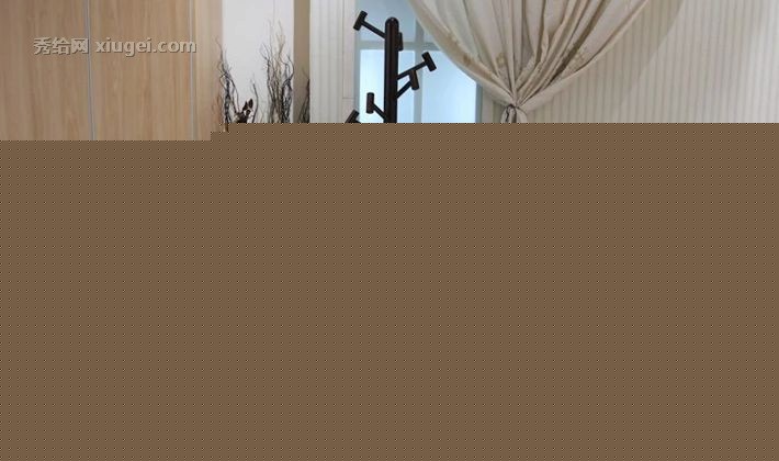 三唐多功能宜家衣帽架，榫卯结构小锤挂衣架，型号: YMJ1022