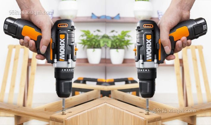 威克士WX128手持式电钻，多功能12V锂电双速电钻，多档调节电动工具