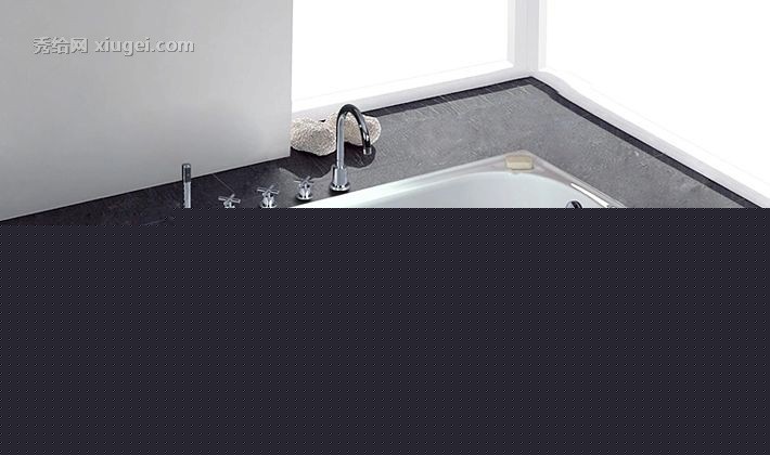 沃特玛经典亚克力嵌入式浴缸，长方形1.5米浴缸，型号YG801D