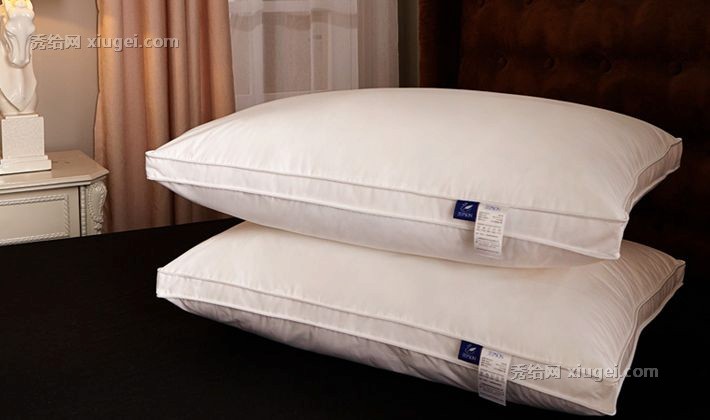 吉柏圣五星酒店枕头，成人立体纤维软枕，JBS02020101白色枕芯
