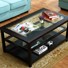 美式玻璃茶几