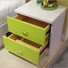 绿色儿童床头柜