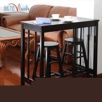 越茂HZ-DT912实木吧台，现代简约时尚设计感，温馨吧台早餐椅