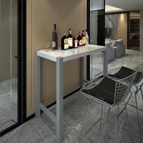 吉徕福环保烤漆人造板吧台，不锈钢桌脚简约吧台，型号: 6865ST