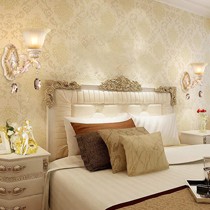 宏灯灯饰LED欧式床头壁灯，纯手工雕刻描金灯臂高贵典雅，进口树脂灯体不易变形