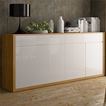 住意家居烤漆餐边柜，多功能储物柜，原木色餐边柜型号: jo-b-030