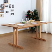 野橡简约时尚餐桌，设计师款长方形餐桌，型号DT-6286